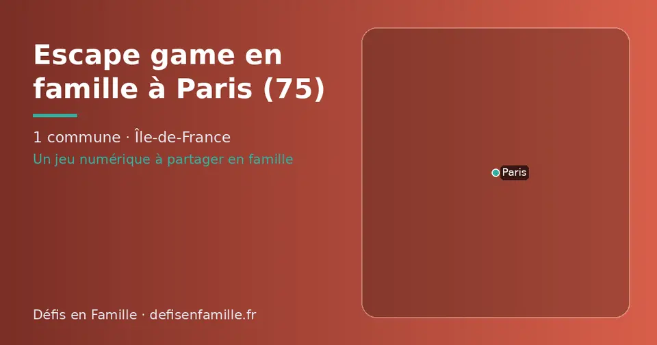 Carte schématique des 1 commune de Paris présentées sur ce site