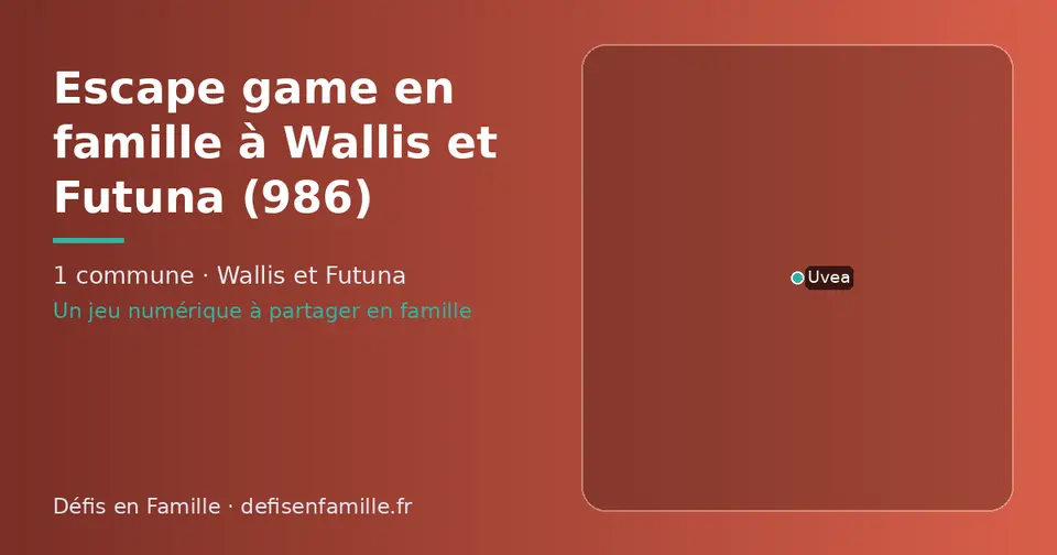 Carte schématique des 1 commune de Wallis et Futuna présentées sur ce site