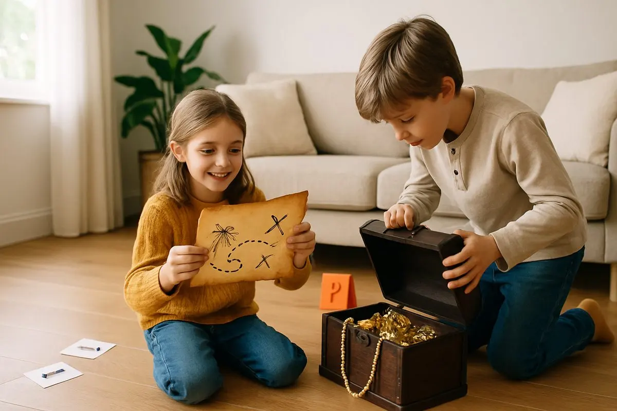 Chasse au trésor maison : photo d'illustration